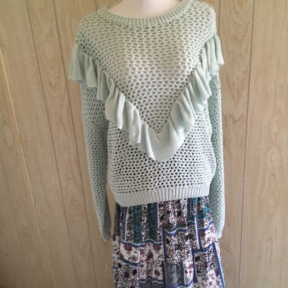 Mint knit sweater - Picture 9 of 11